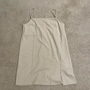 Large Tan Short Dress
